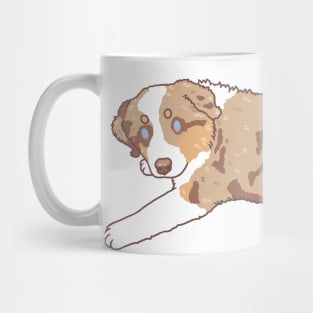 Red Merle Aussie Puppy Mug